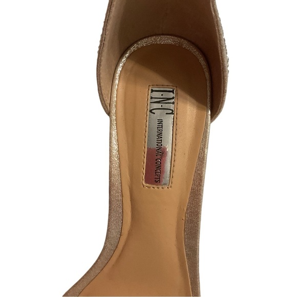 INC International Concepts Womens Kivah2 Fabric Open Toe size 9M - Picture 3 of 7